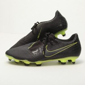 Nike Phantom Venom Academy FG Soccer Cleats Men's US 9.5 Black Neon Yellow